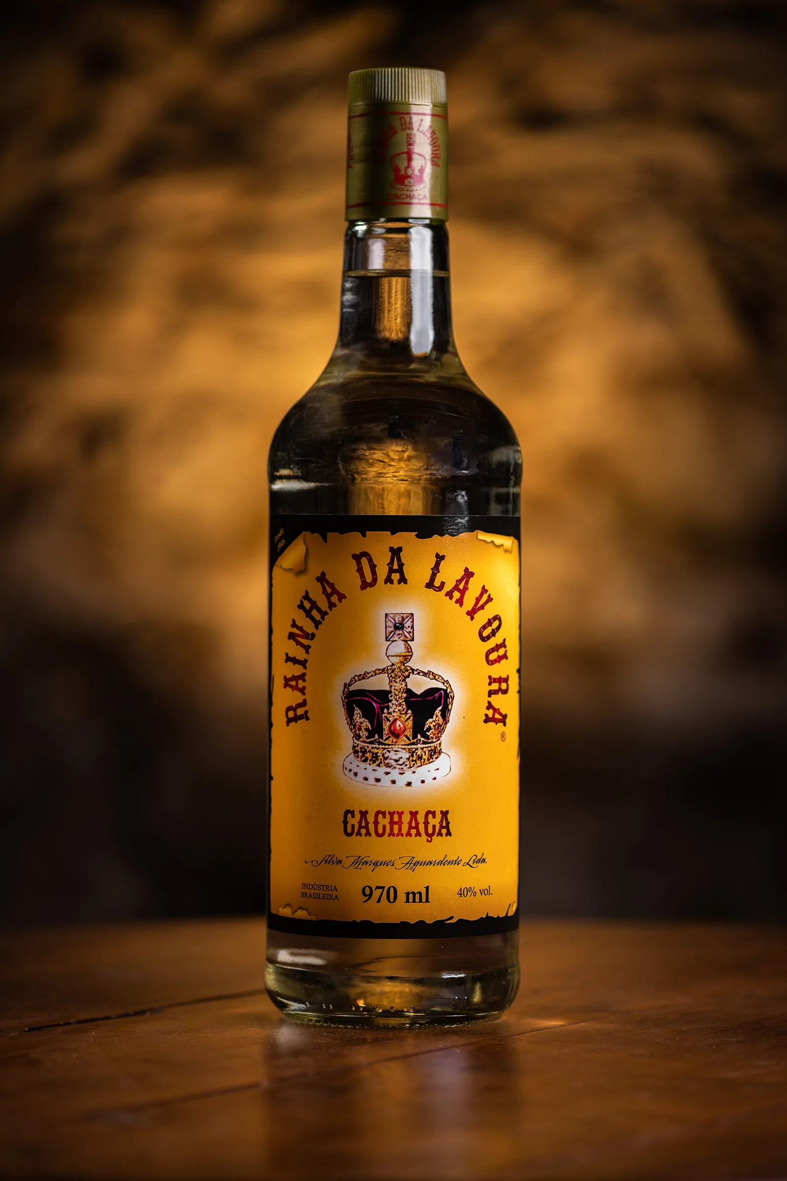 A bottle of artisanal cachaça — increasingly treated, and priced, like a fine spirit in its own right.