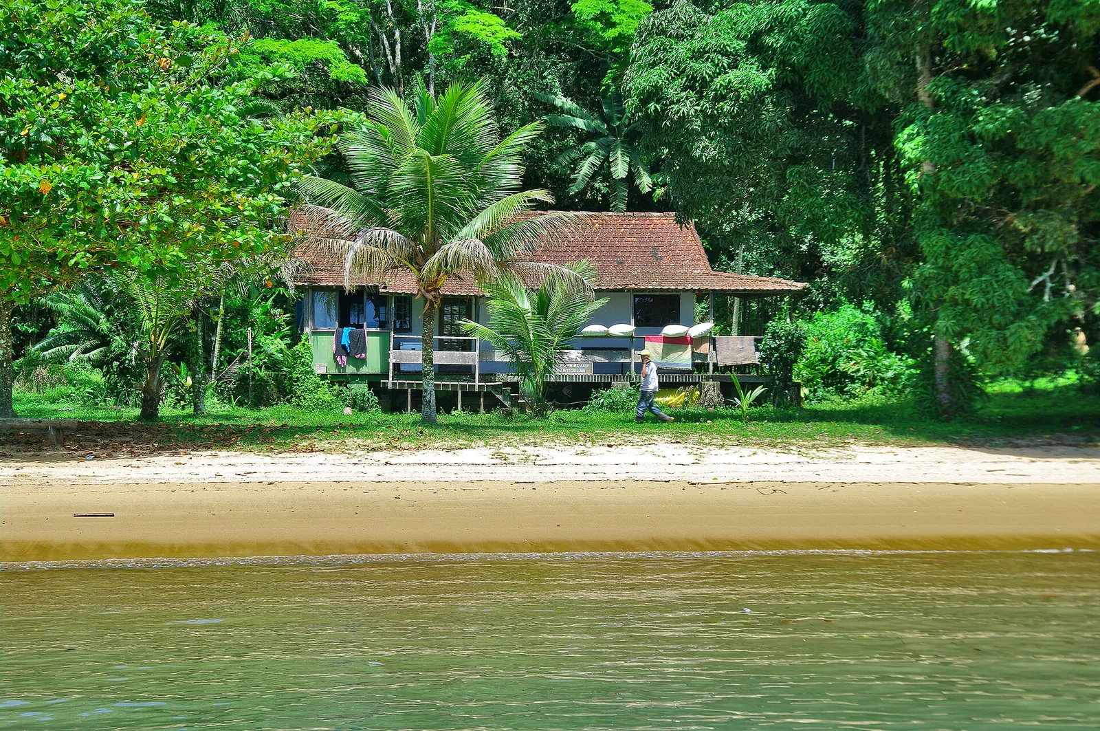 Late afternoon on the Bay of Paraty, the hour to be on the water or on the deck.