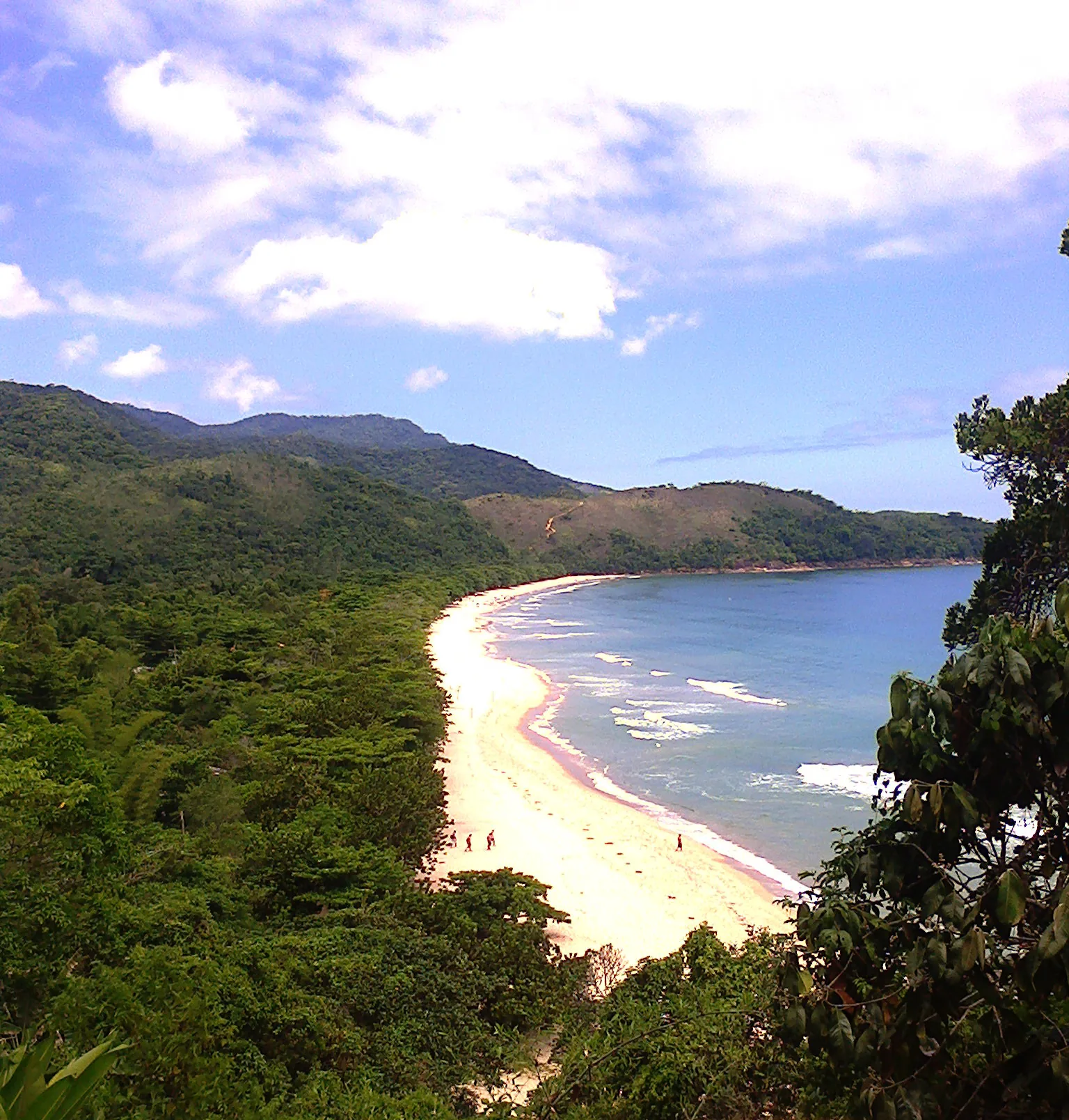 Praia do Sono, reached on foot along a coastal trail — the kind of beach that rewards a slow morning.