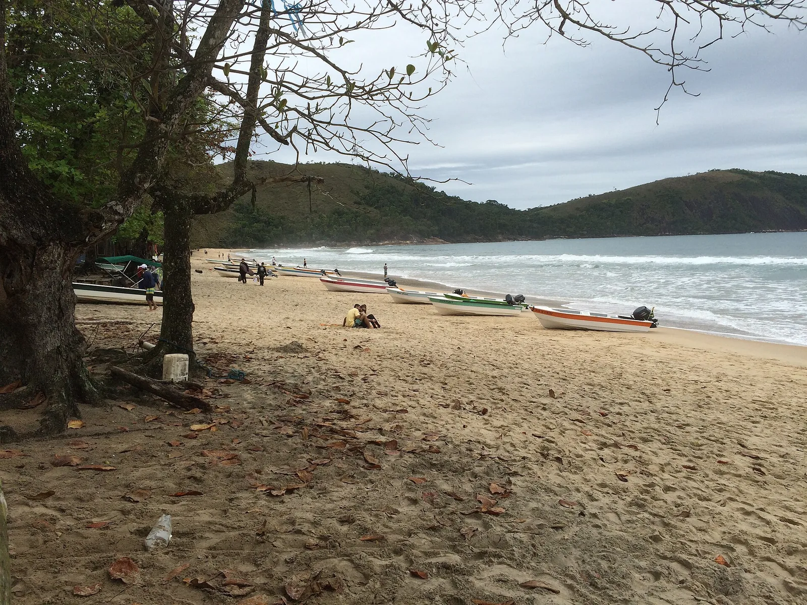 Praia do Sono, a caiçara fishing village inside a protected reserve, reached only by boat or on foot.