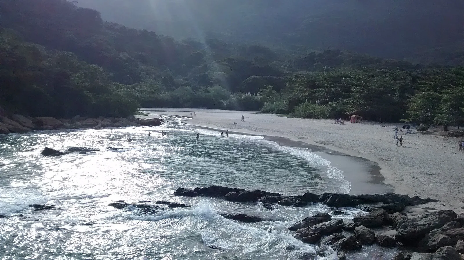Trindade, a former fishing village south of Paraty, makes the wilder choice for an open beach day.
