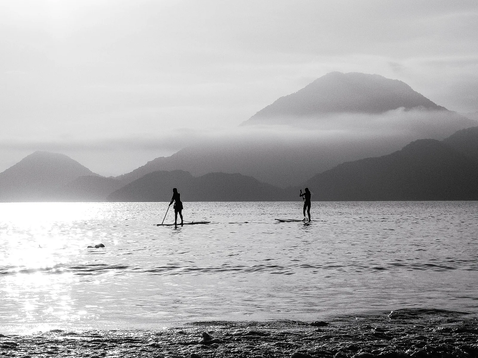 One of the wide surf beaches on the Ubatuba stretch, a short drive south of the state line.